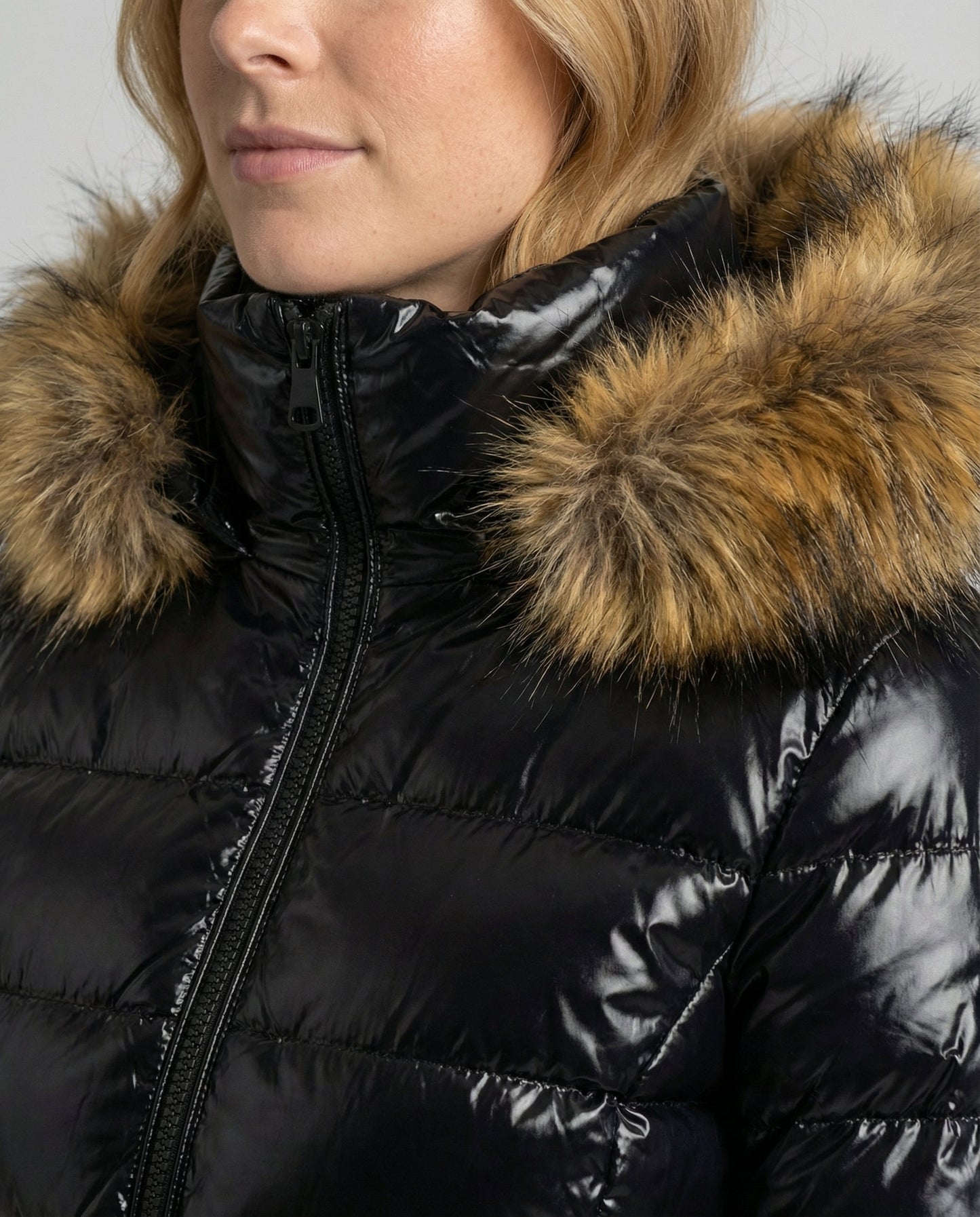 Black women's winter jacket