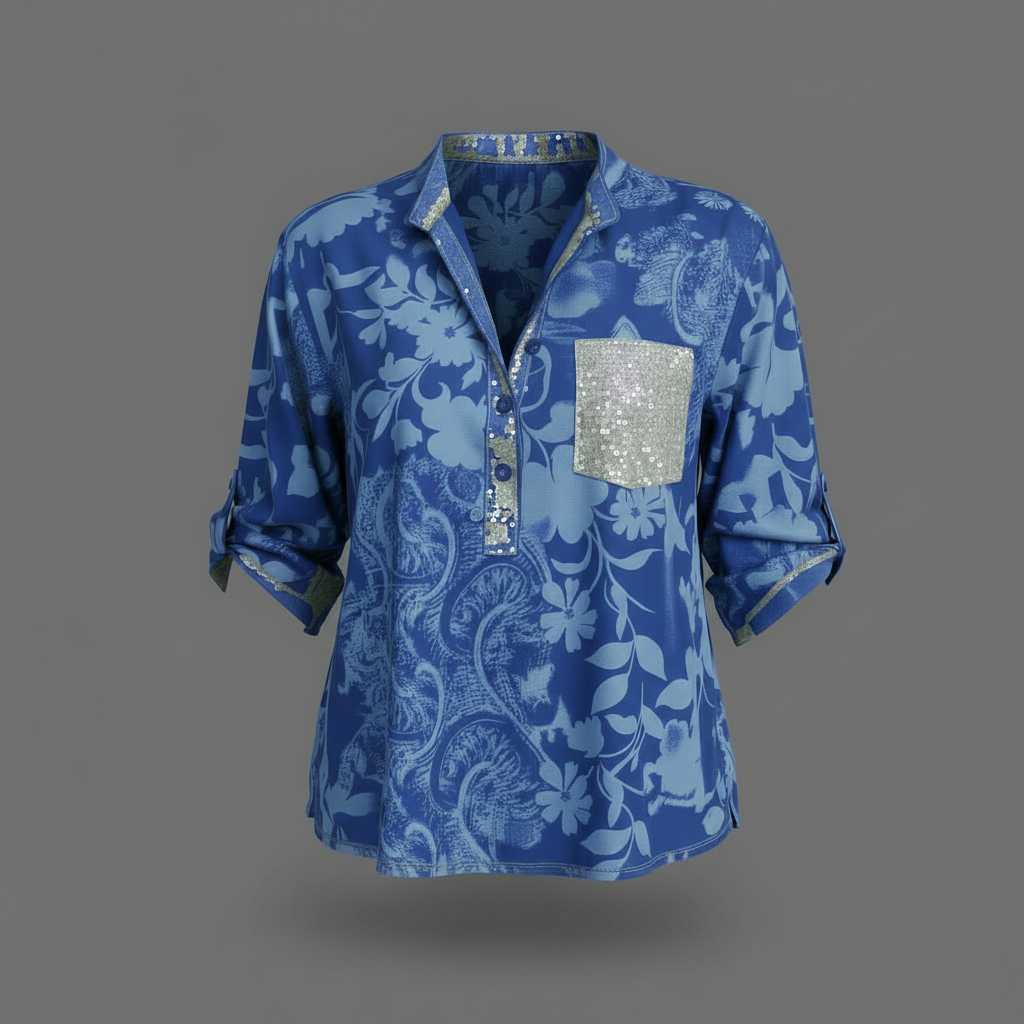 Elegant Long Sleeve Blouse | Women's Blouse Top 6