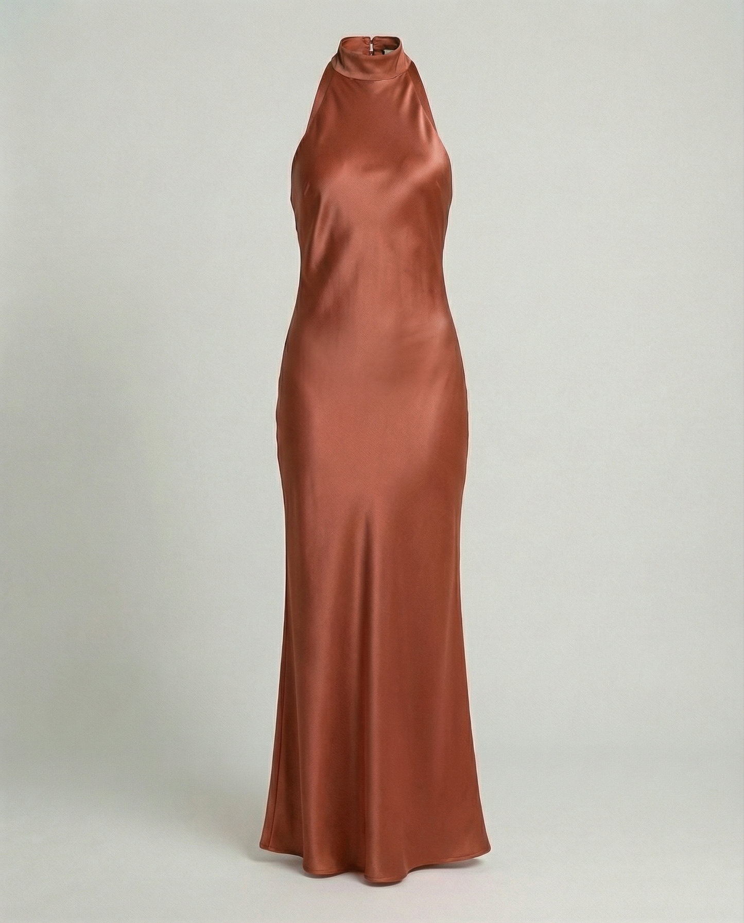 Elegant Maxi Dress Women Satin