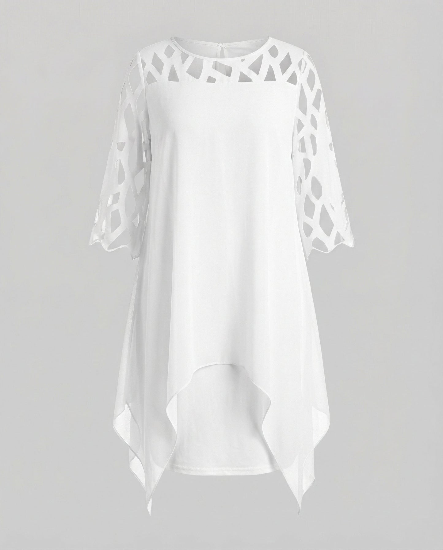 Elegant plus size midi dress