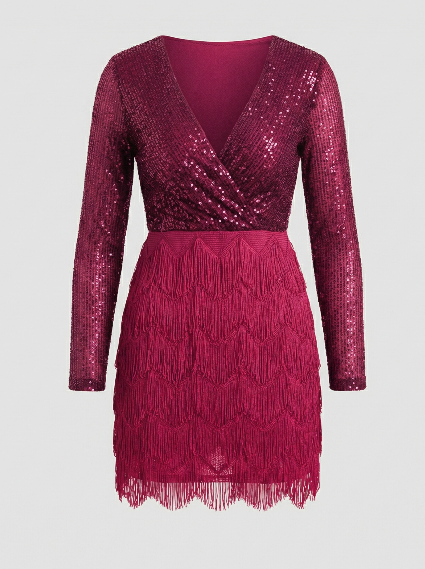 Sparkling Patchwork Party Dress
