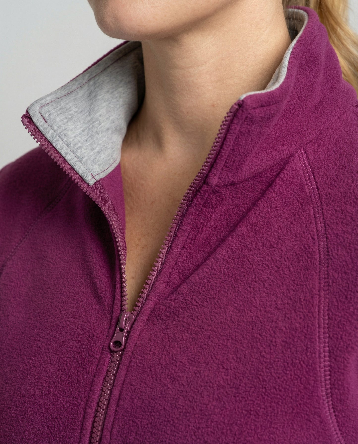 Women's Fleece Jacket Stand Collar