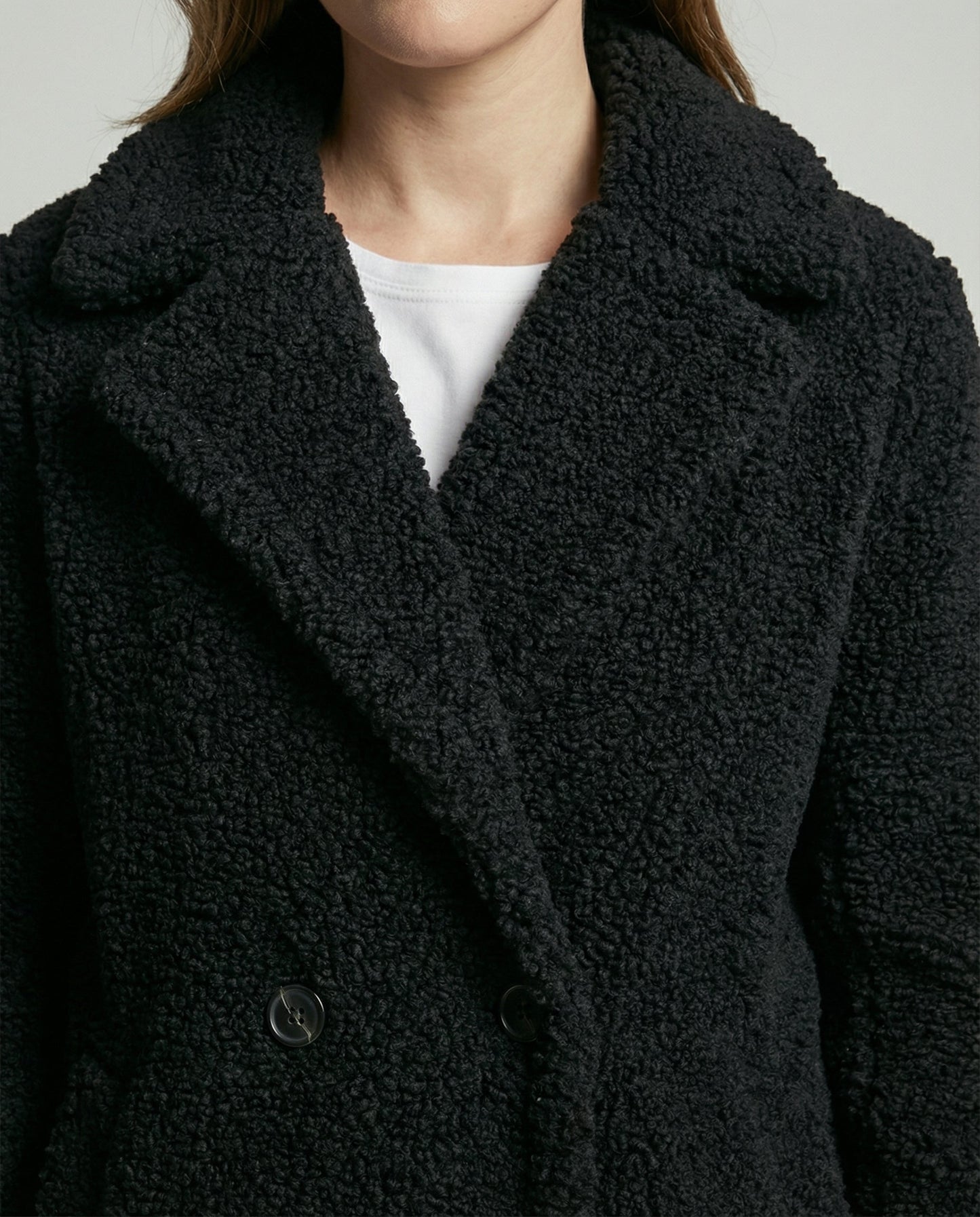 Long Teddy Coat Women