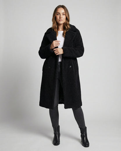 Long Teddy Coat Women