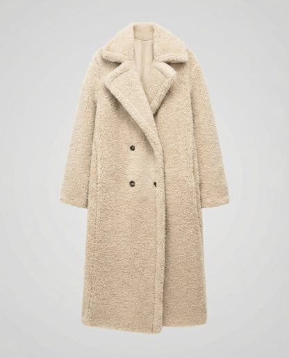 Long Teddy Coat Women