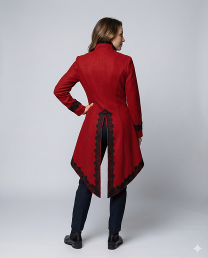 Historical women's hooded coat