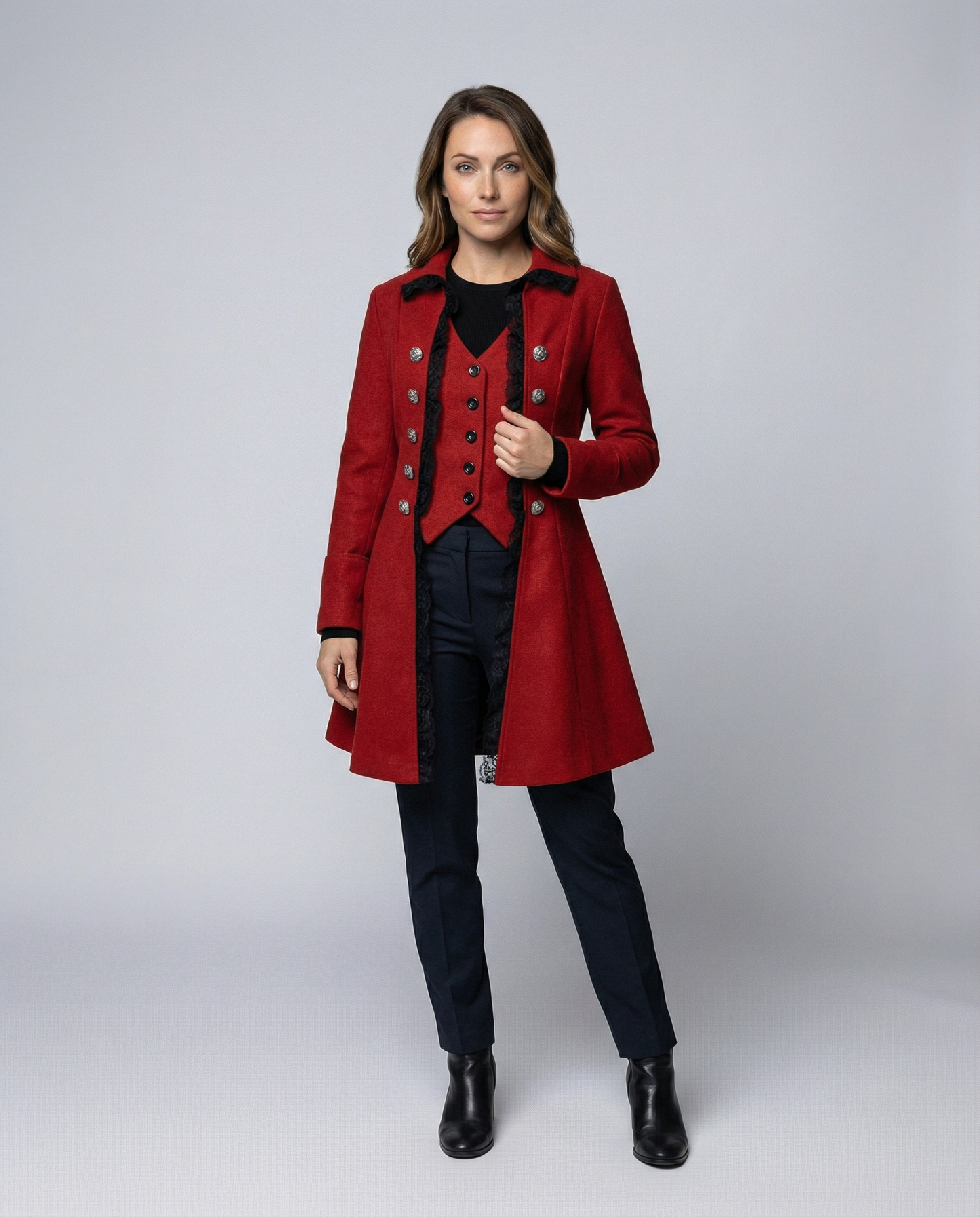 Historical women's hooded coat