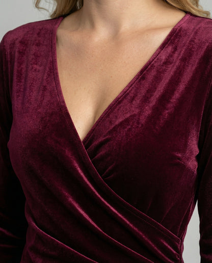 Elegant Velvet Bodycon Dress