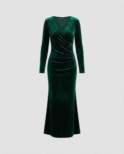 Elegant Velvet Bodycon Dress