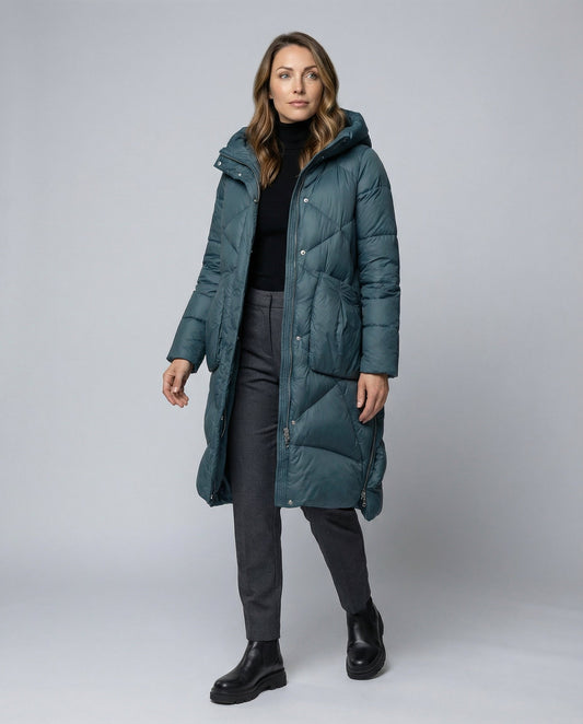 Casual women's hooded coat