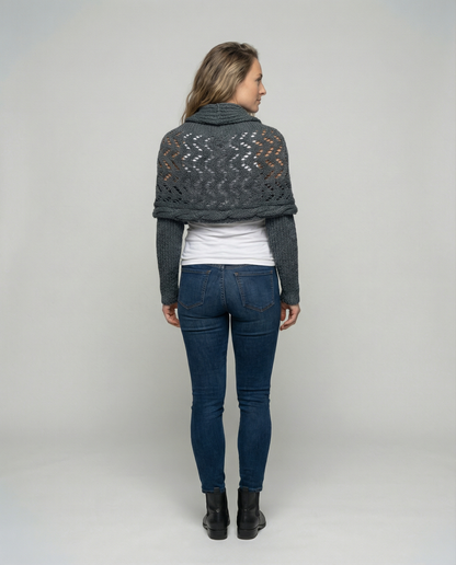 Cozy knitted scarf women