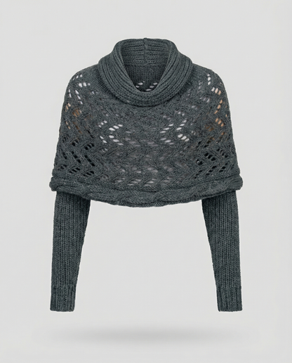 Cozy knitted scarf women