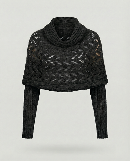 Cozy knitted scarf women