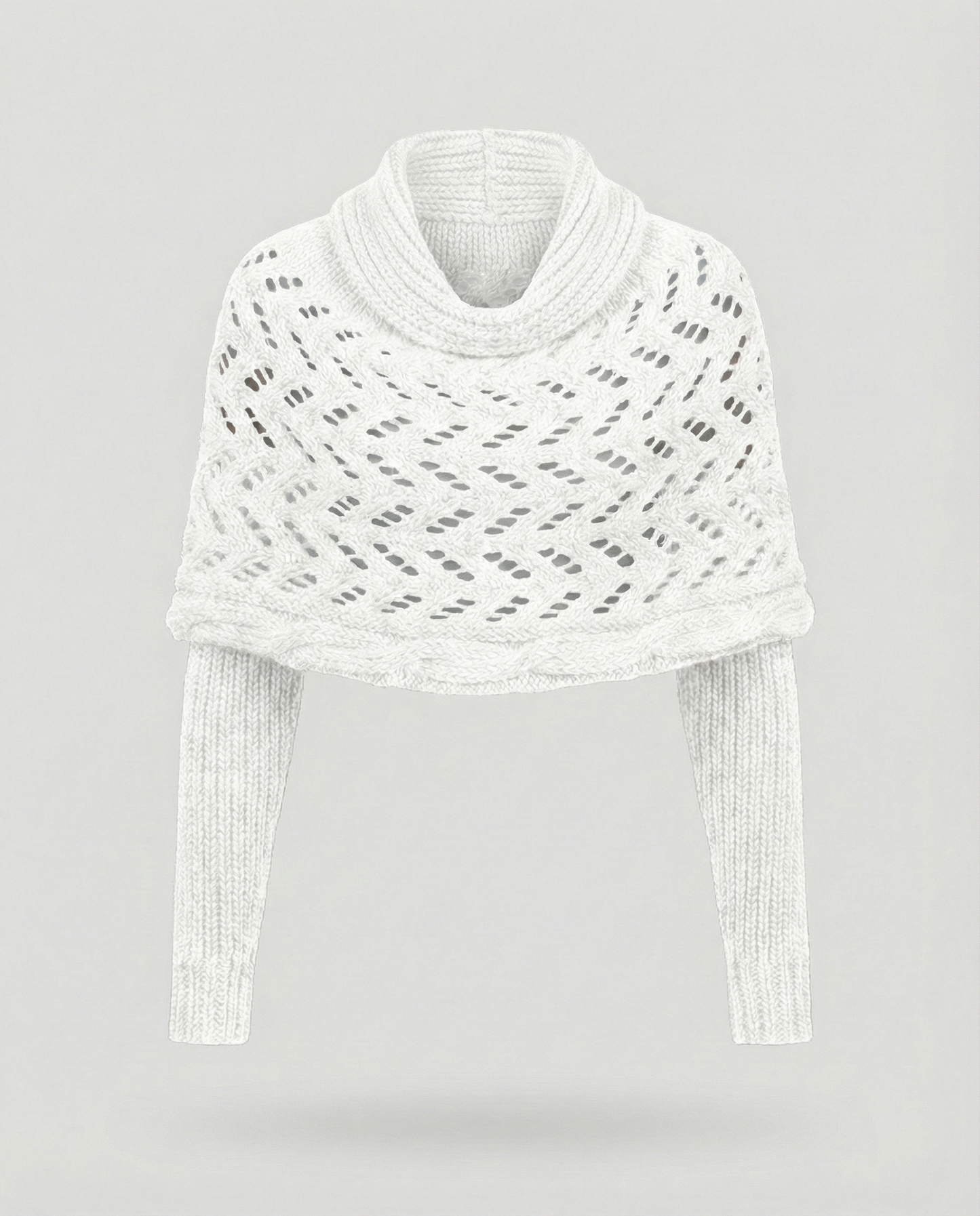Cozy knitted scarf women