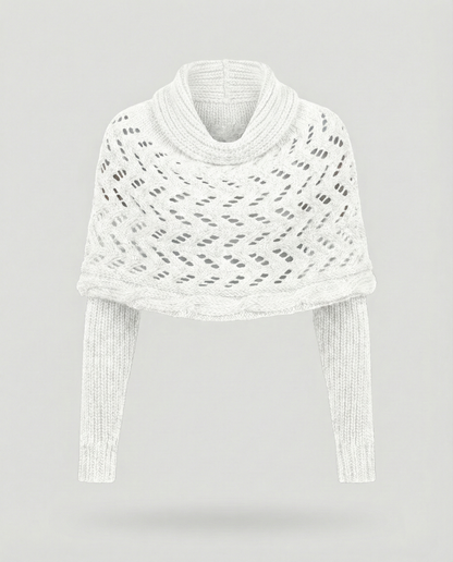 Cozy knitted scarf women