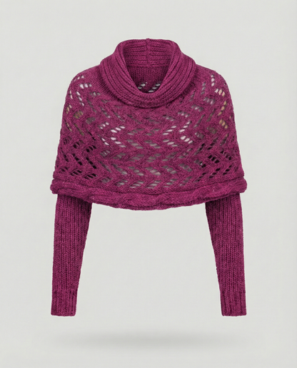 Cozy knitted scarf women