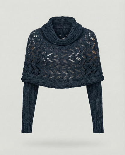 Cozy knitted scarf women