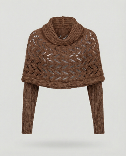 Cozy knitted scarf women