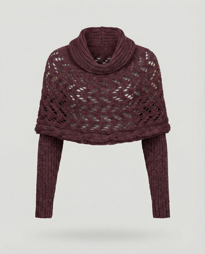 Cozy knitted scarf women