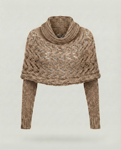Cozy knitted scarf women