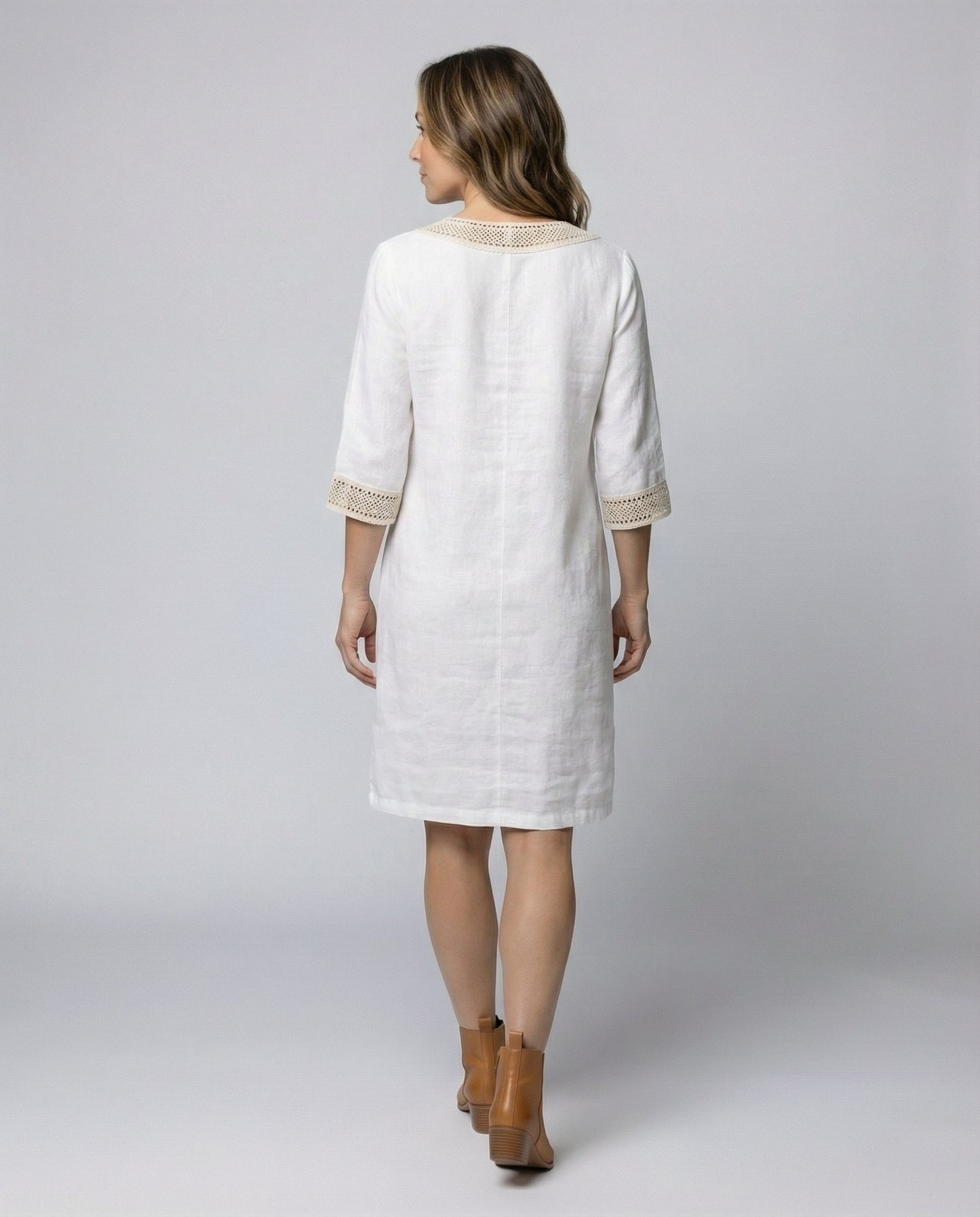 Casual women's cotton dress