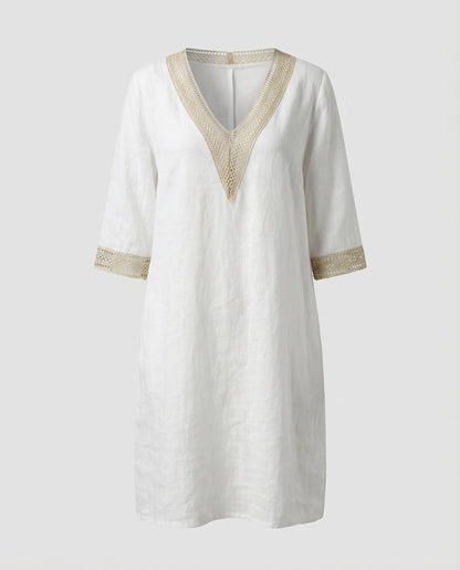 Casual women's cotton dress