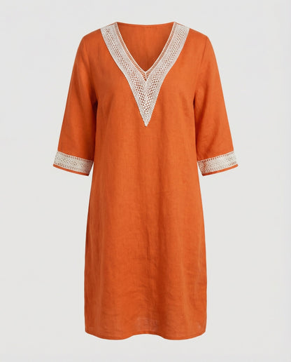 Casual women's cotton dress