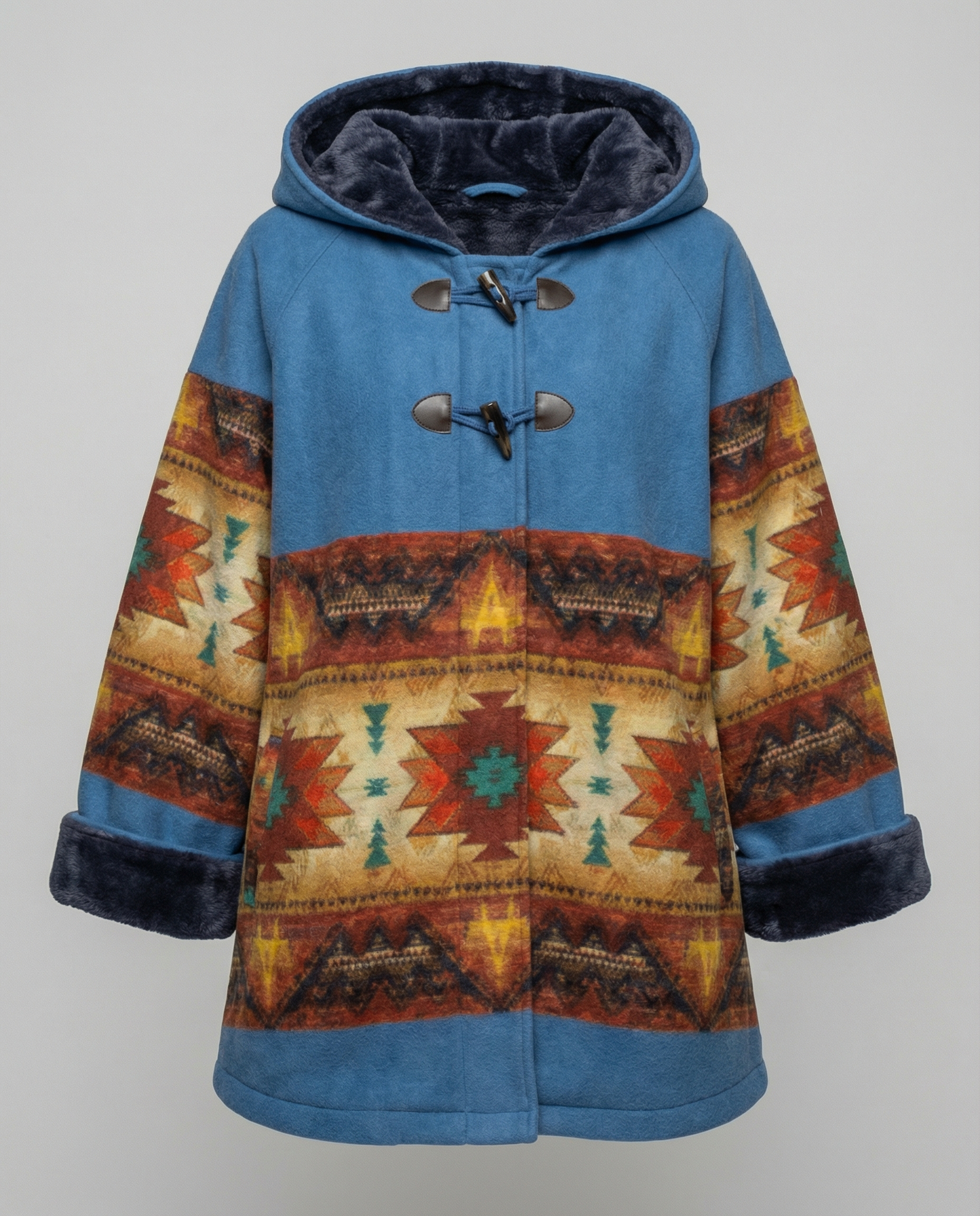Printed Vintage Coat Women