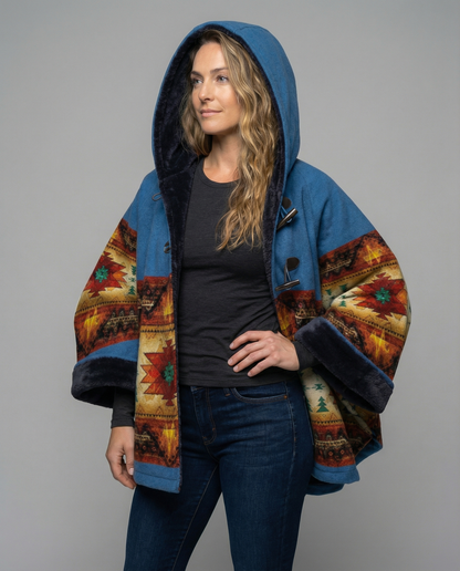 Printed Vintage Coat Women
