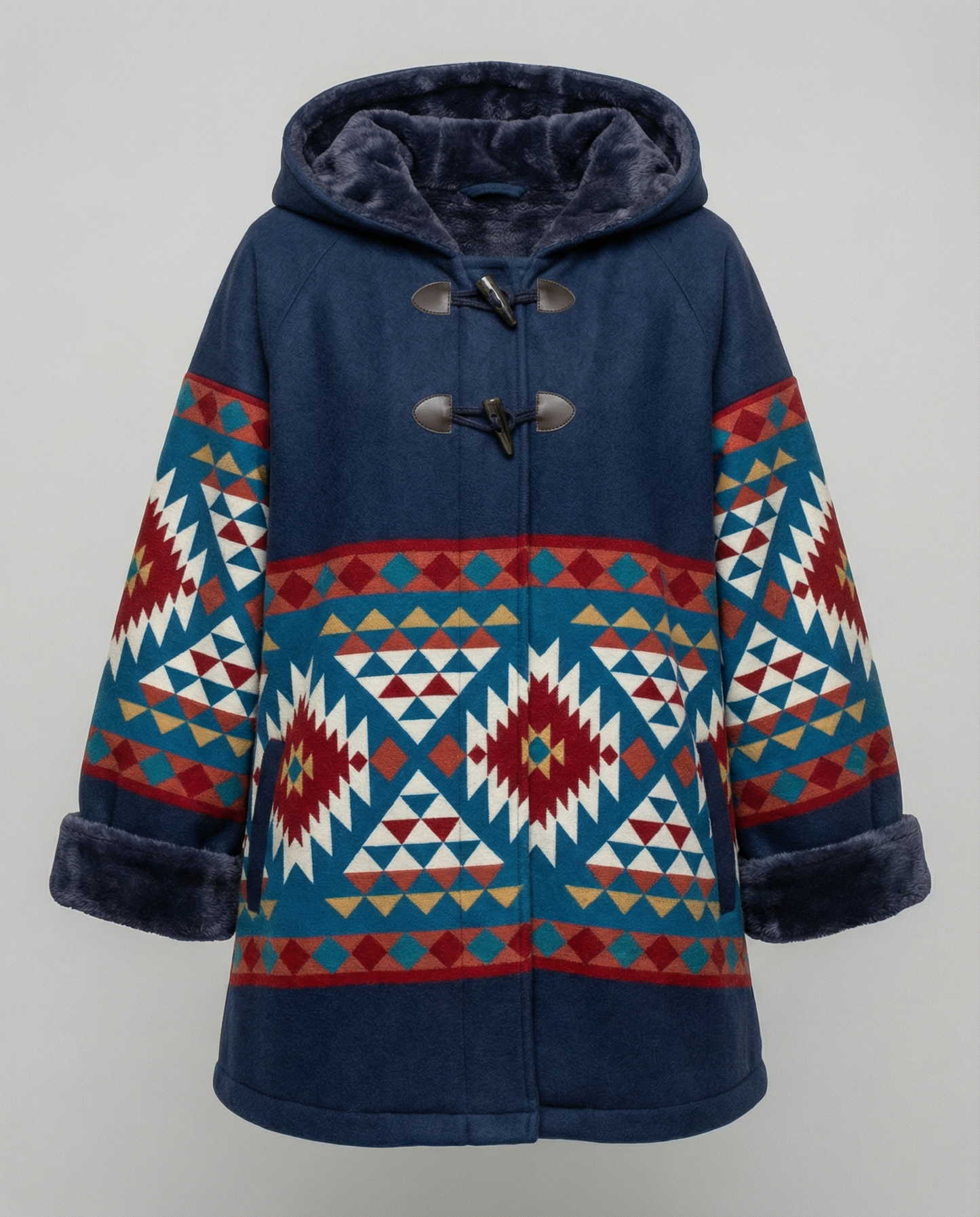 Printed Vintage Coat Women