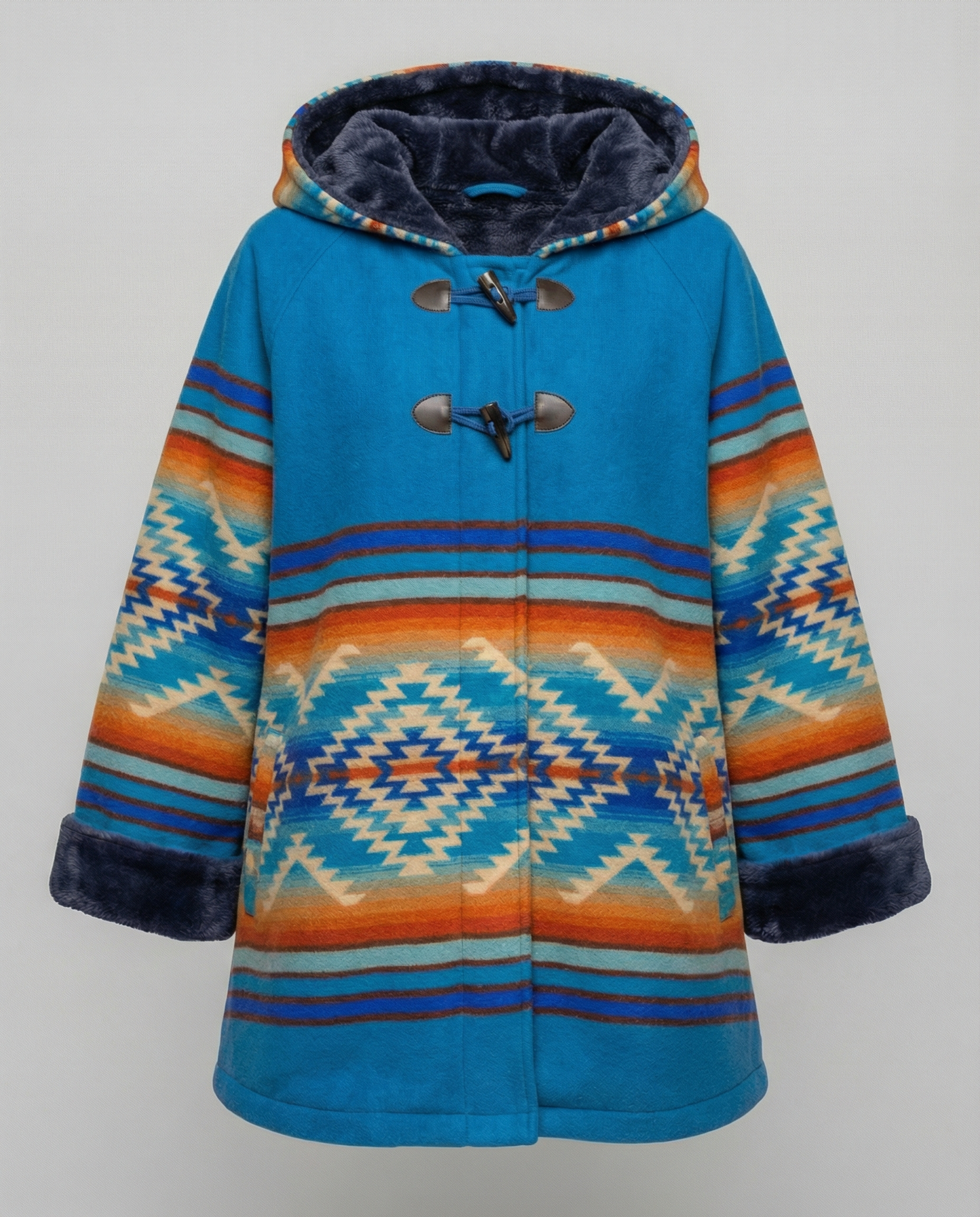 Printed Vintage Coat Women