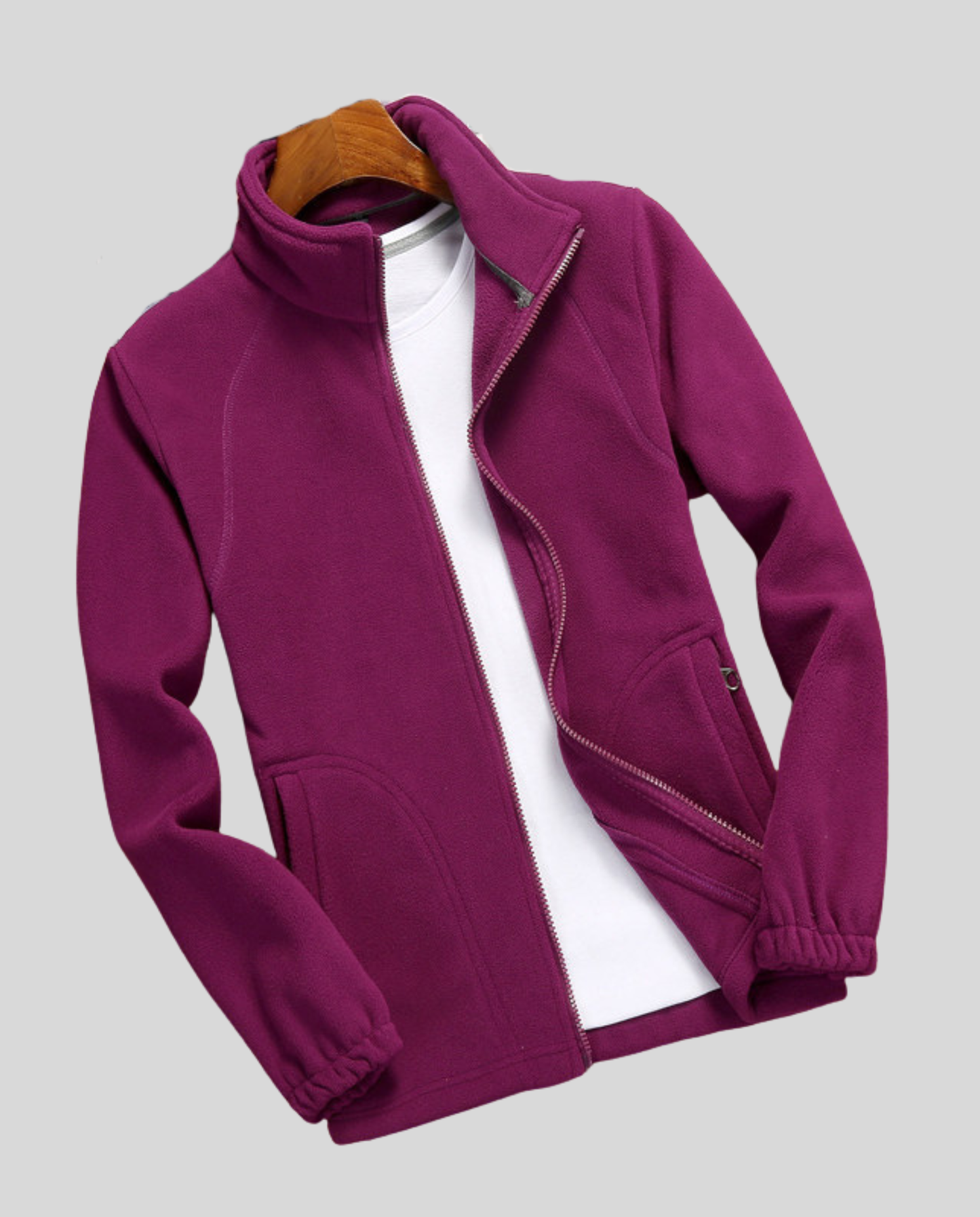 Women's Fleece Jacket Stand Collar