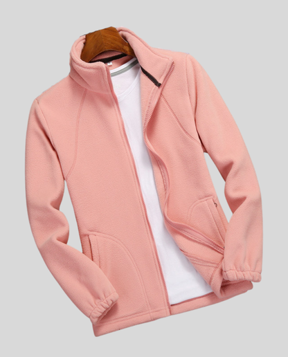 Women's Fleece Jacket Stand Collar