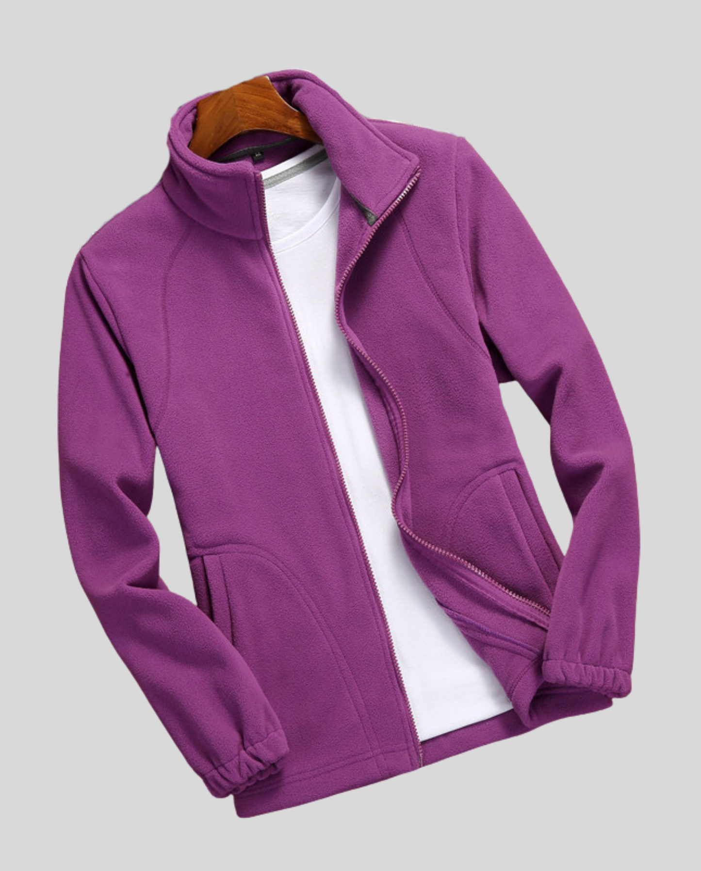 Women's Fleece Jacket Stand Collar