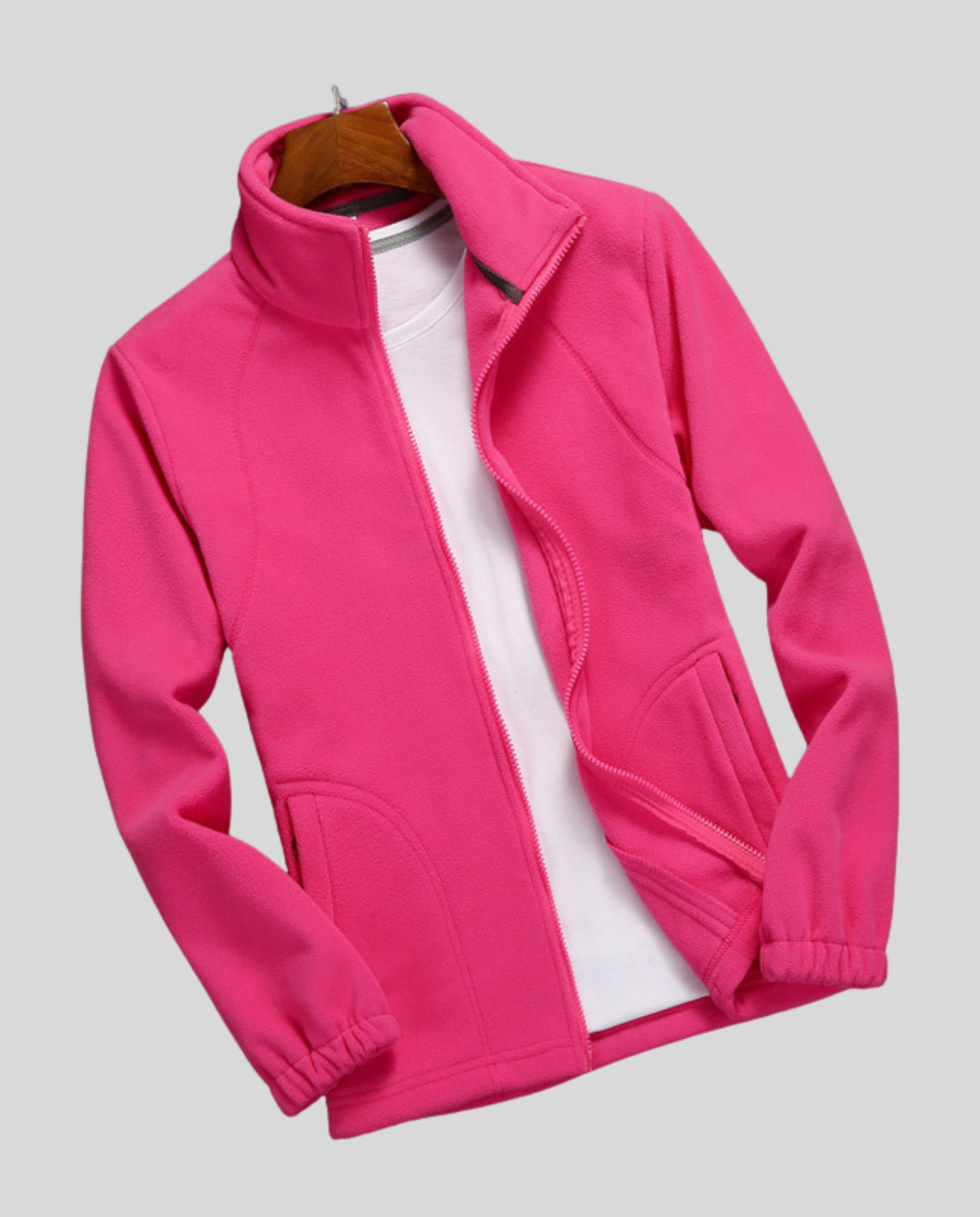 Women's Fleece Jacket Stand Collar