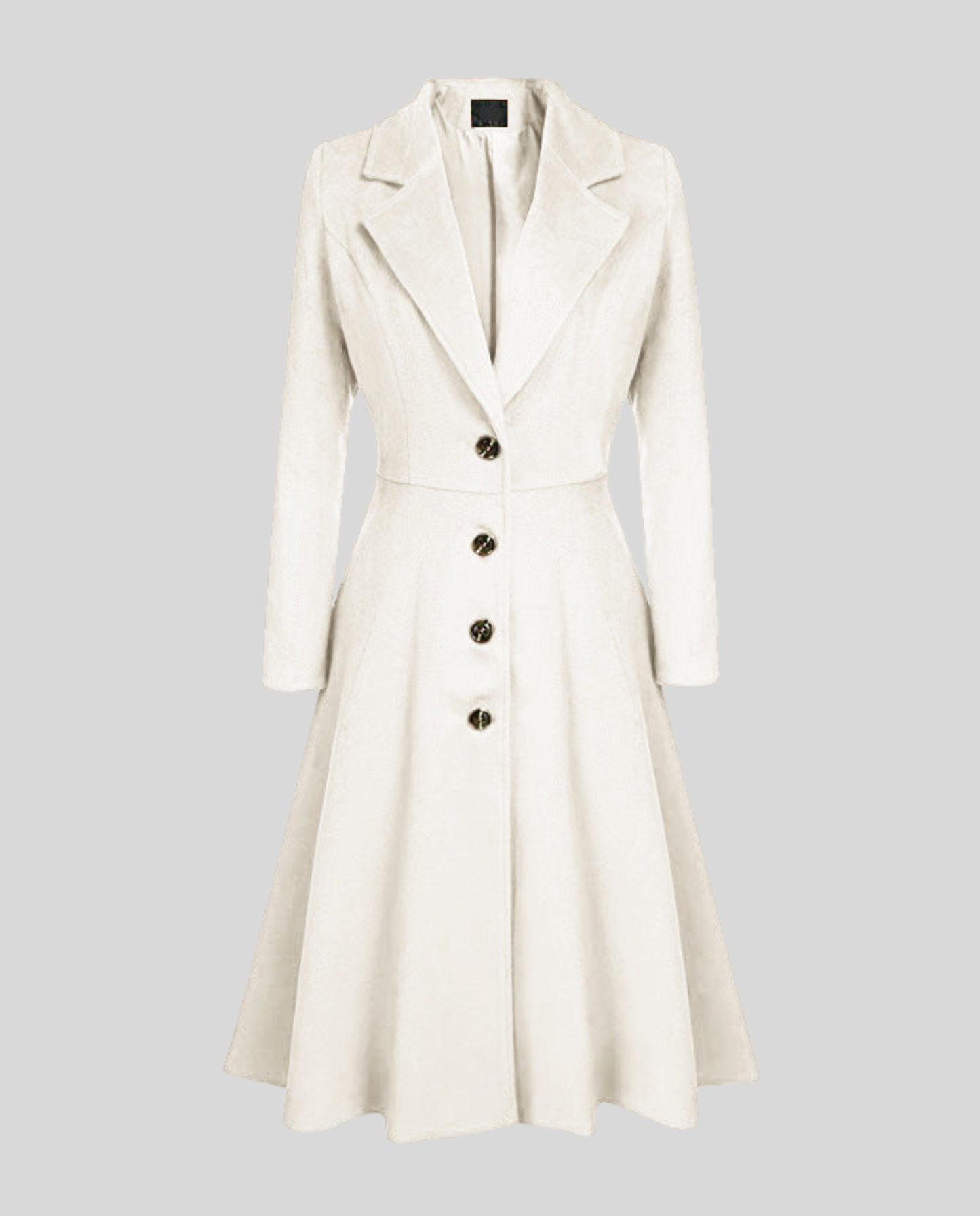 Elegant women's wool coat winter