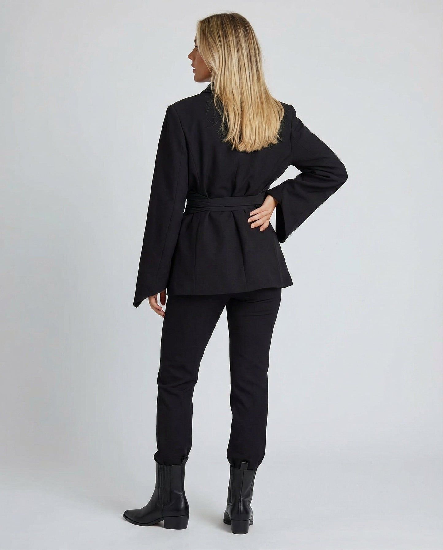 Tailored Belt Blazer Women