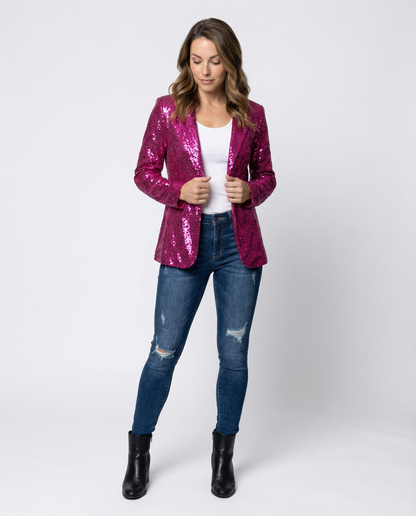 Glamour Sequin Women's Blazer