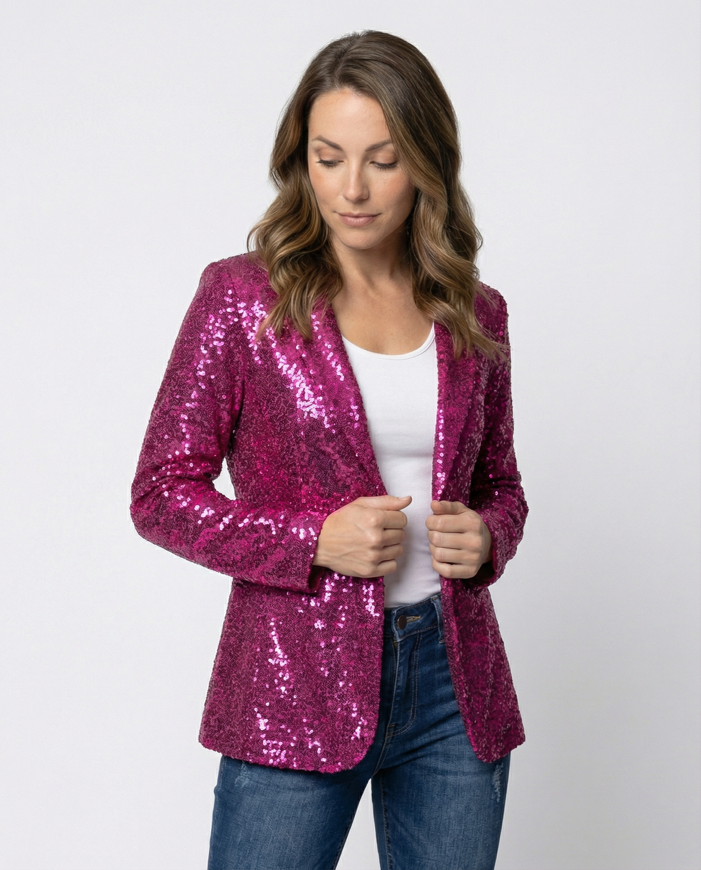 Glamour Sequin Women's Blazer