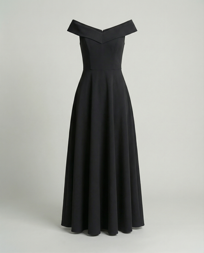 Elegant Off-Shoulder Evening Dress