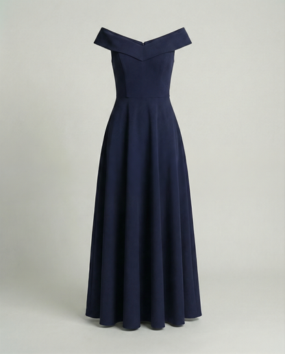 Elegant Off-Shoulder Evening Dress