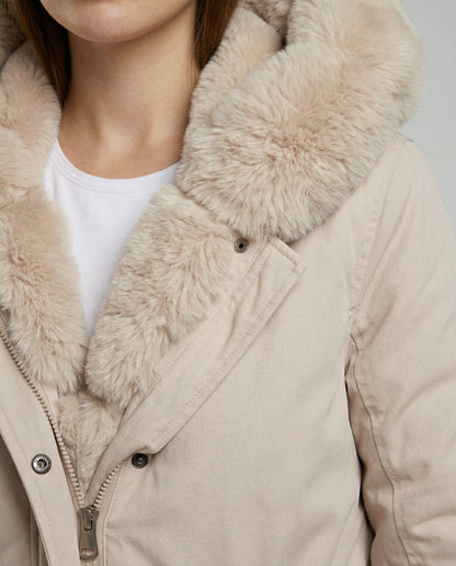 Elegant Women's Faux Fur Jacket