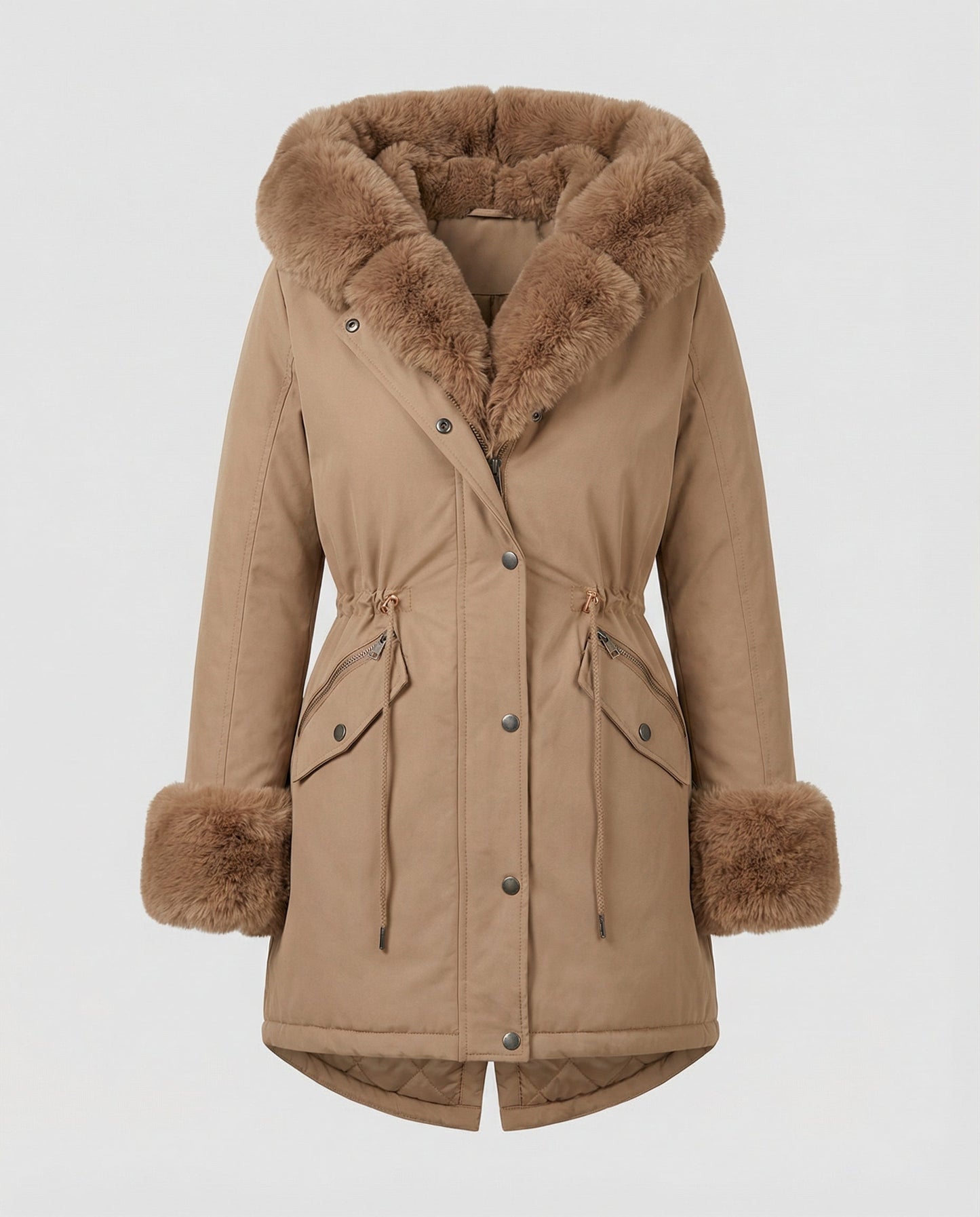 Elegant Women's Faux Fur Jacket