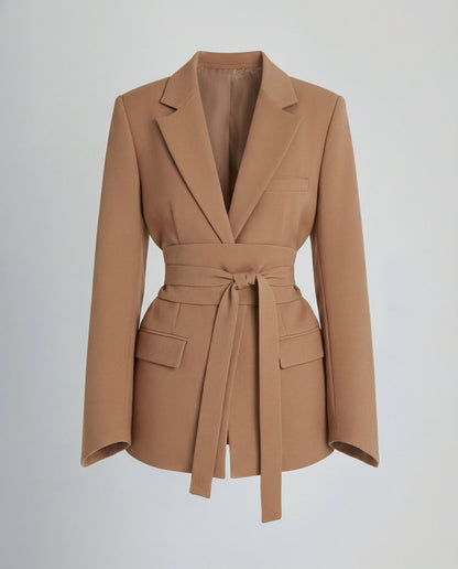Tailored Belt Blazer Women