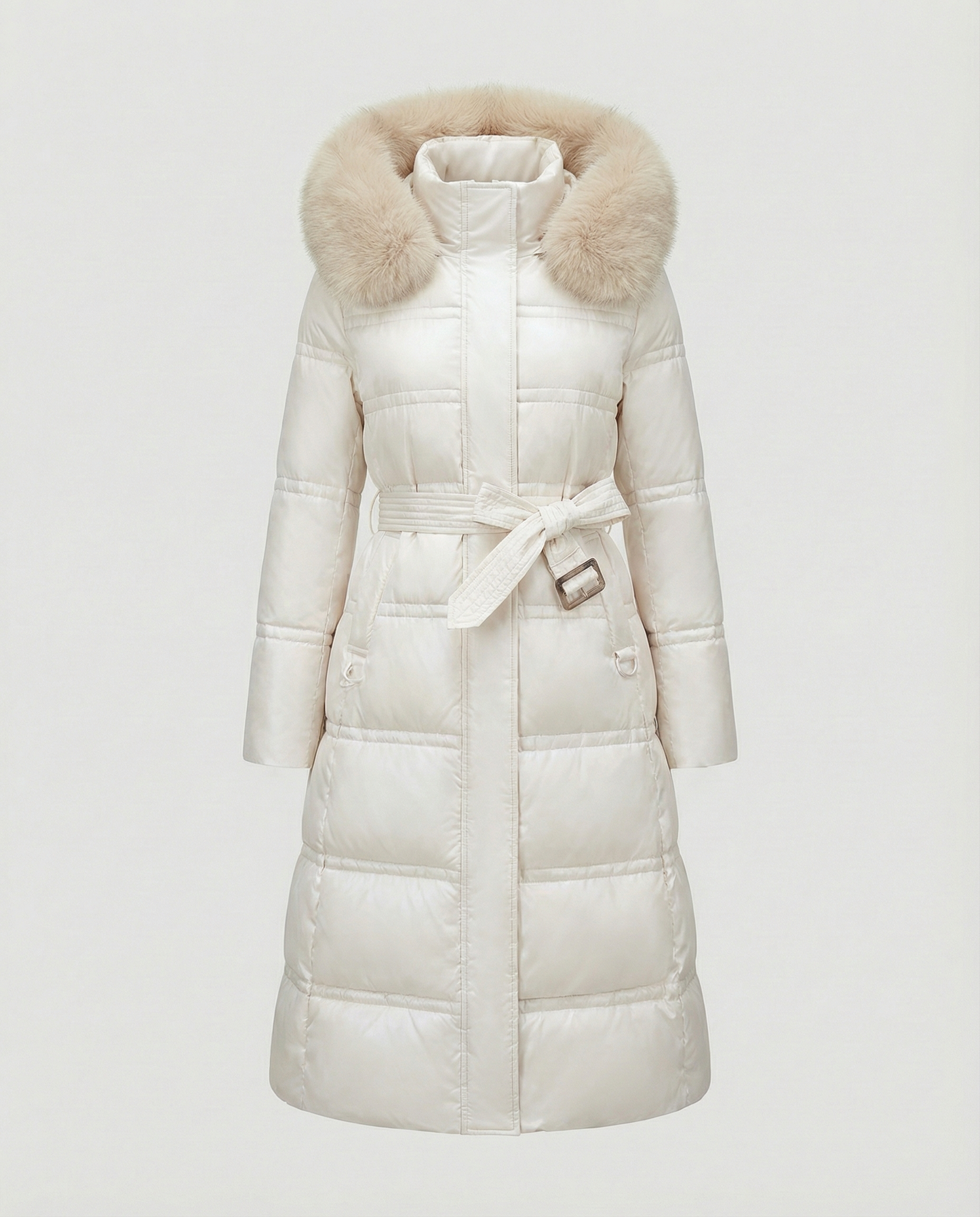 Long quilted coat women's winter