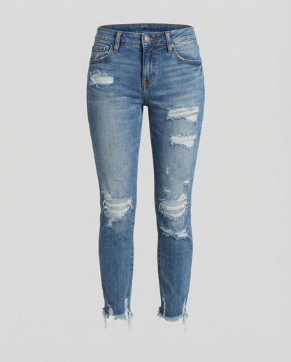 Trendy Women's Ripped Jeans