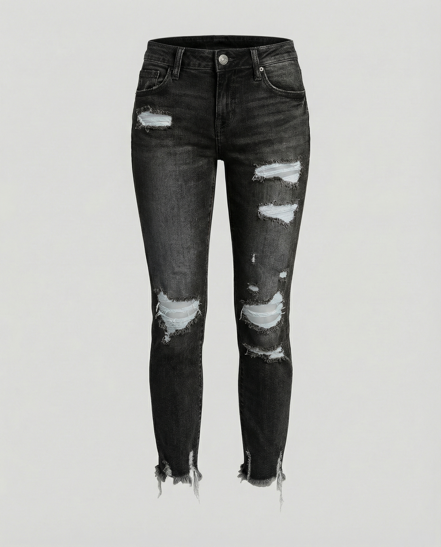 Trendy Women's Ripped Jeans