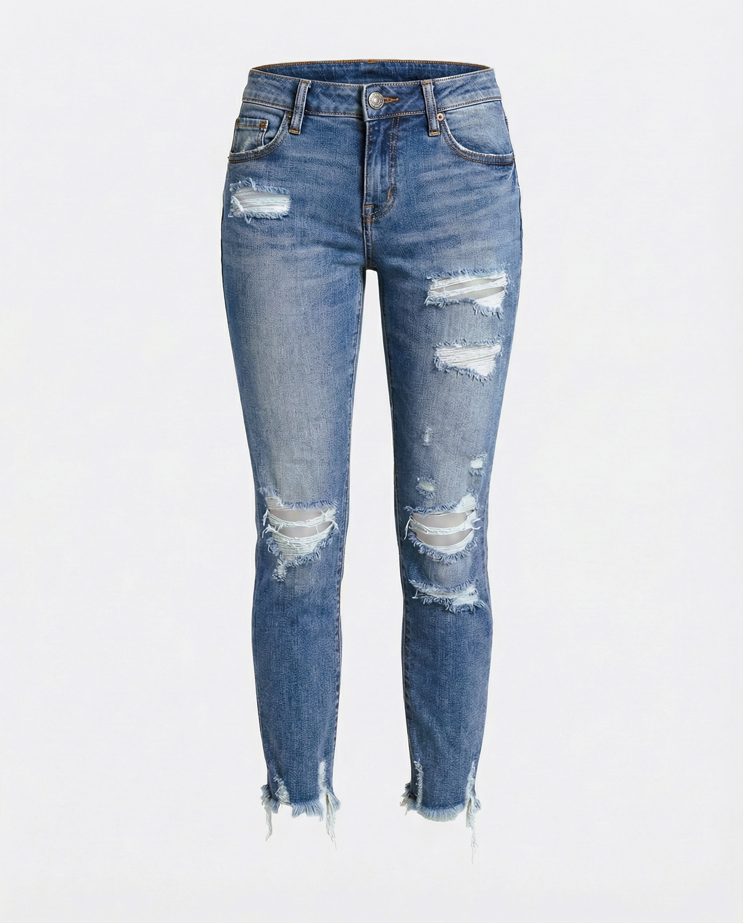 Trendy Women's Ripped Jeans