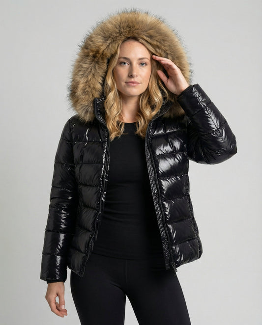 Black women's winter jacket