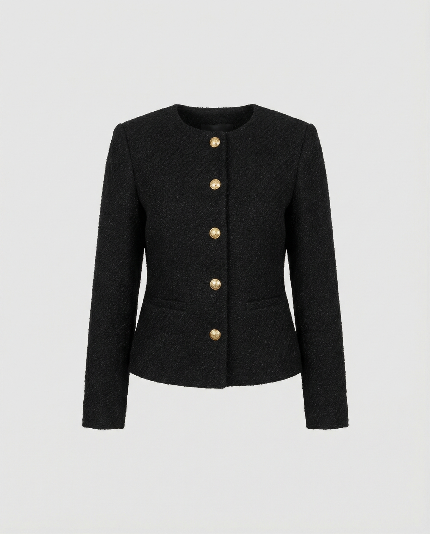Simple Single-Breasted Women's Jacket Elegant